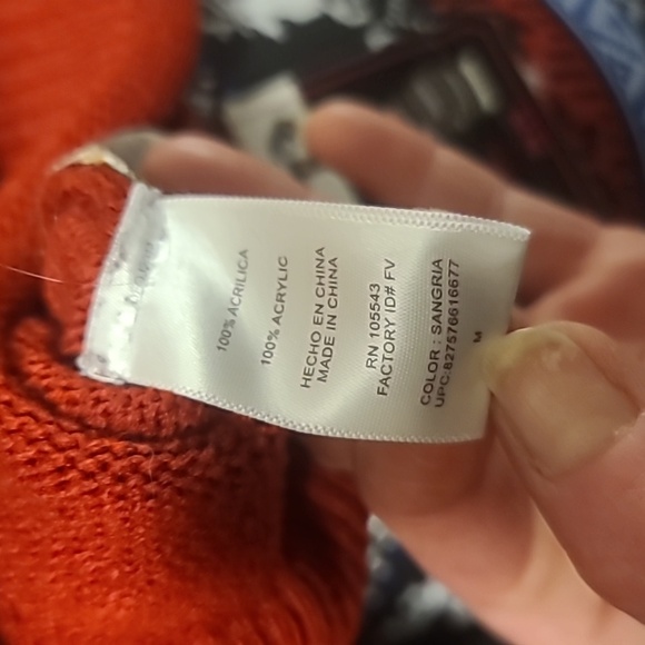 Daisy Fuentes Sangria Cowl Neck Knitted Sweater - Picture 10 of 10